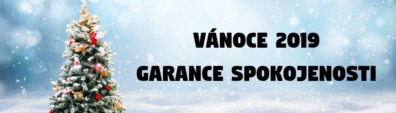 VÁNOCE 2019 - GARANCE SPOKOJENOSTI!